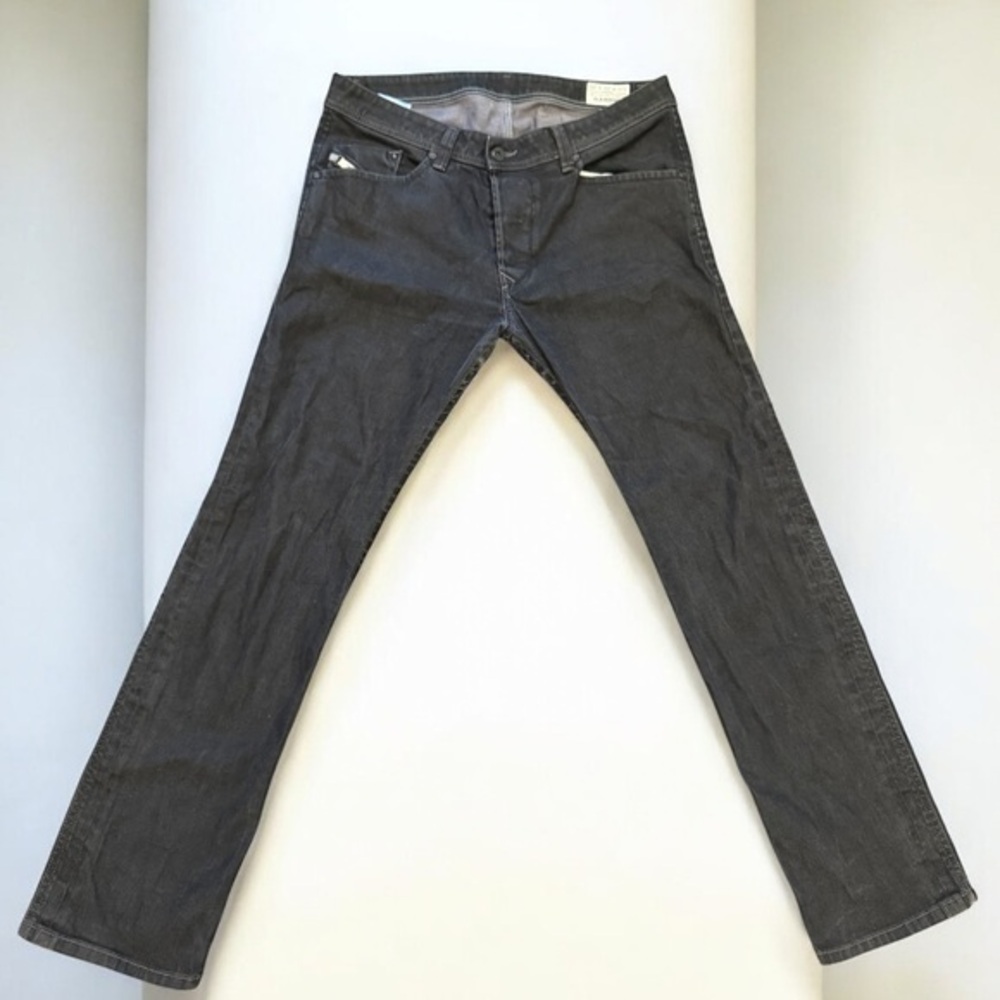 Diesel Men's Slim Straight Jeans - Dark Gray